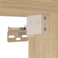 Wandkast 34,5X34X90 Cm Bewerkt Hout Sonoma Eikenkleurig - Design Meubelz