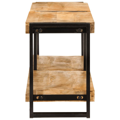 Tv-Meubel 140X30X40 Cm Massief Mangohout - Design Meubelz