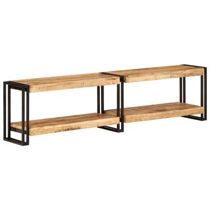 Tv-Meubel 160X30X40 Cm Massief Mangohout - Design Meubelz