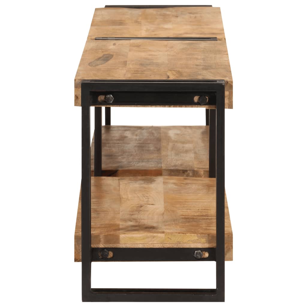 Tv-Meubel 160X30X40 Cm Massief Mangohout - Design Meubelz