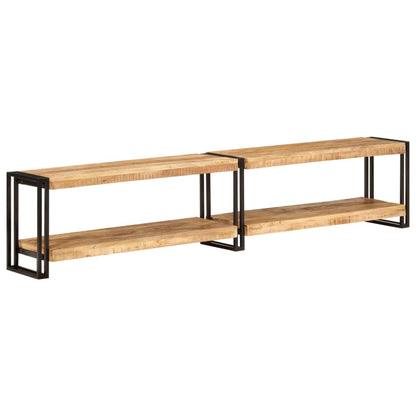 Tv-Meubel 200X30X40 Cm Massief Mangohout - Design Meubelz