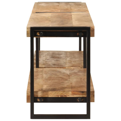 Tv-Meubel 200X30X40 Cm Massief Mangohout - Design Meubelz