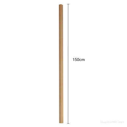 Nordic Houten Vloerlamp – Minimalistische Staande LED Lamp – Voor Woonkamer & Slaapkamer