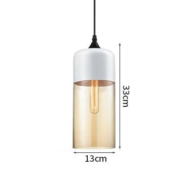 Nordic Moderne LED Hanglamp – Houten & Glazen Designlamp – Voor Slaapkamer, Woonkamer & Eetkamer