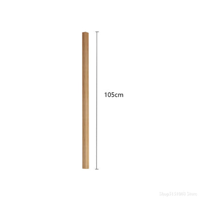 Nordic Houten Vloerlamp – Minimalistische Staande LED Lamp – Voor Woonkamer & Slaapkamer