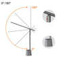 Oplaadbare bureau led lamp met dim functie - Design Meubelz
