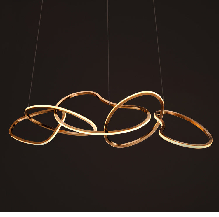 Nordicz Chic Hanglamp Unieke Vorm in goud - Design Meubelz