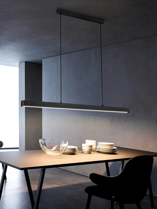 Nordic LED Hanglamp – Strakke Moderne Eetkamerlamp – Voor Keuken, Bar & Restaurant
