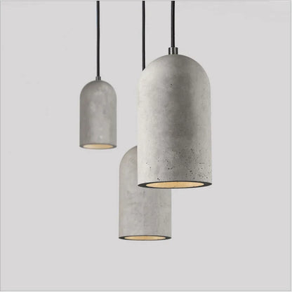 Moderne LED Hanglamp – Minimalistisch Cement Design – Voor Eetkamer, Restaurant & Woonkamer