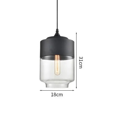 Nordic Moderne LED Hanglamp – Houten & Glazen Designlamp – Voor Slaapkamer, Woonkamer & Eetkamer