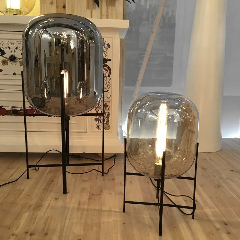 Nordicz Bubble glazen vloerlamp/staande lamp