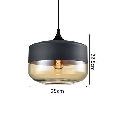Nordic Moderne LED Hanglamp – Houten & Glazen Designlamp – Voor Slaapkamer, Woonkamer & Eetkamer