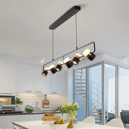 Nordic Design Hanglamp – Moderne LED Kroonluchter – Voor Eettafel, Keuken & Slaapkamer