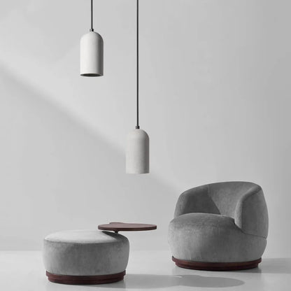 Moderne LED Hanglamp – Minimalistisch Cement Design – Voor Eetkamer, Restaurant & Woonkamer