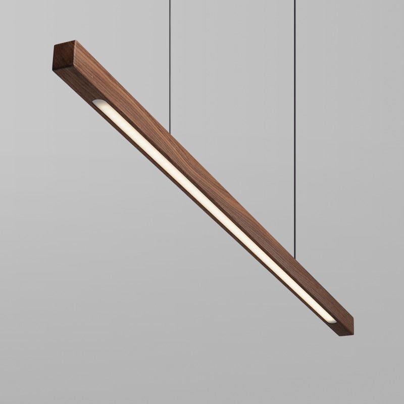 Houten moderne led hanglamp - Design Meubelz