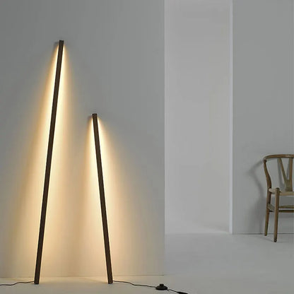Nordic Houten Vloerlamp – Minimalistische Staande LED Lamp – Voor Woonkamer & Slaapkamer