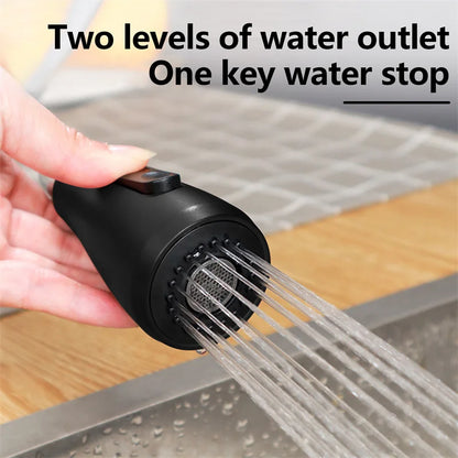 Flexibele Uittrekbare Keukenmengkraan – 360° Draaibaar – 2 Standen – Warm & Koud Water