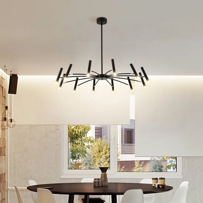 Nordic LED Plafondlamp – Moderne Luxe Kroonluchter – Dimbare Hanglamp voor Woonkamer, Eetkamer & Slaapkamer