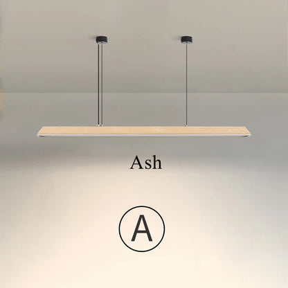 Nordic Houten Hanglamp – LED Plafondlamp 43-86W – Modern Design voor Woonkamer & Eettafel