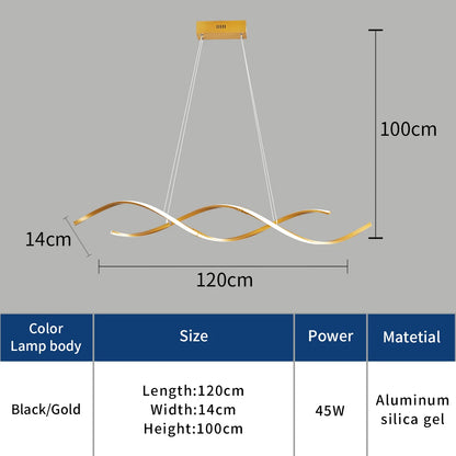 Moderne Slimme LED Kroonluchter – Dimbare Hanglamp – Compatibel met Alexa & Google Home