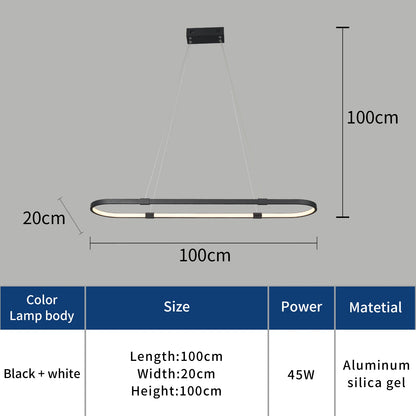 Moderne Dimbare LED Hanglamp – Design Plafondlamp – Voor Eetkamer, Keuken & Slaapkamer