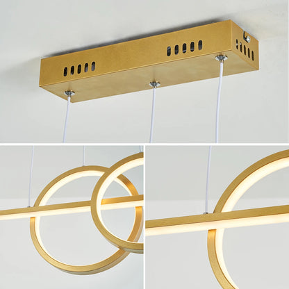 Nordic LED Kroonluchter – Moderne Dimbare Hanglamp – Voor Keuken, Eetkamer & Slaapkamer