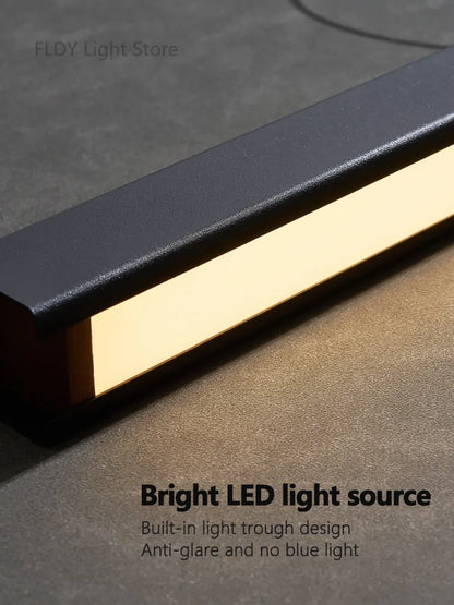 Nordic LED Hanglamp – Strakke Moderne Eetkamerlamp – Voor Keuken, Bar & Restaurant