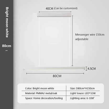 Moderne LED Hanglamp – Dimbare Minimalistische Plafondlamp voor Woonkamer, Eetkamer & Kantoor