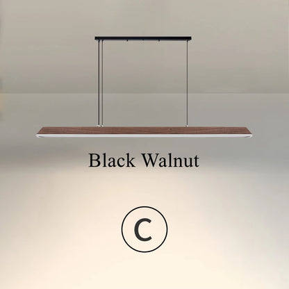 Nordic Houten Hanglamp – LED Plafondlamp 43-86W – Modern Design voor Woonkamer & Eettafel