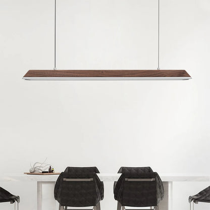 Nordic Houten Hanglamp – LED Plafondlamp 43-86W – Modern Design voor Woonkamer & Eettafel