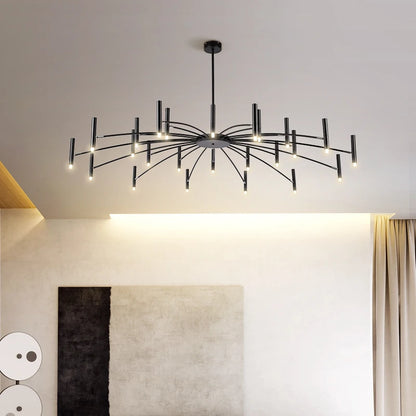 Nordic LED Plafondlamp – Moderne Luxe Kroonluchter – Dimbare Hanglamp voor Woonkamer, Eetkamer & Slaapkamer