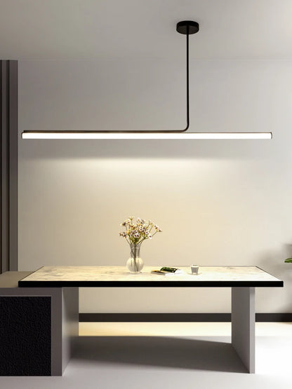 Moderne Minimalistische Eetkamer Hanglamp – Strak Aluminium Design – LED Verlichting voor Eettafel & Bar