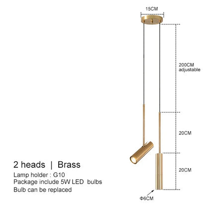 Nordic Minimalistische Hanglamp – Verstelbare Zwarte LED Plafondlamp – Voor Slaapkamer, Restaurant & Bar