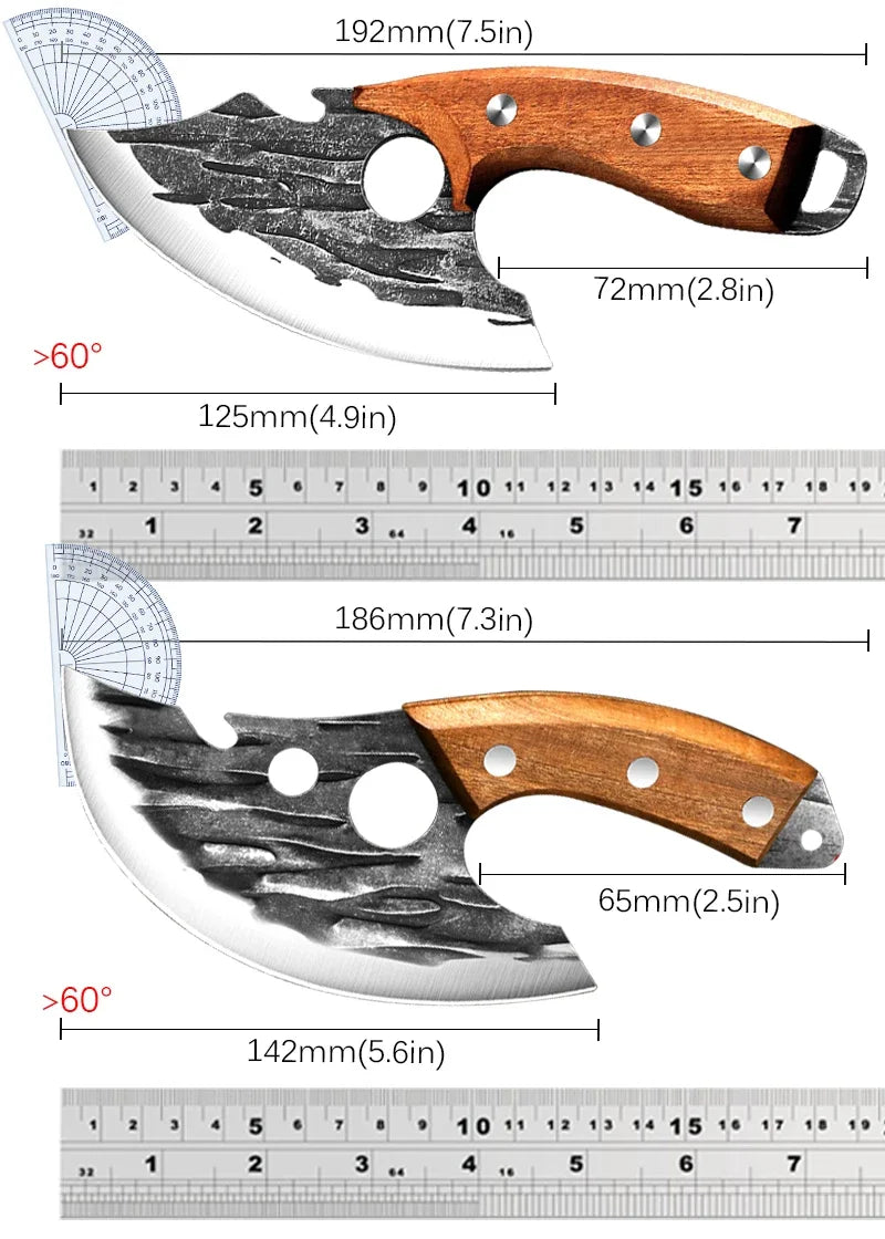 Vleesmes voor barbecue - BBQ mes met opener - Design Meubelz