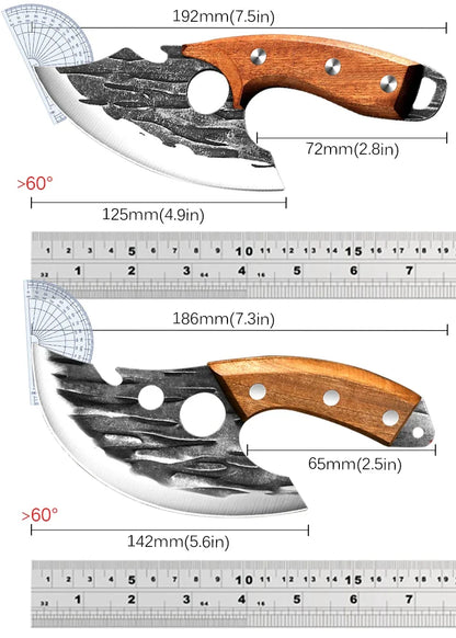 Vleesmes voor barbecue - BBQ mes met opener - Design Meubelz