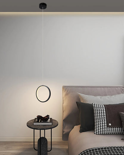 Moderne Ringvormige LED Hanglamp – Minimalistisch Design – Voor Slaapkamer, Woonkamer & Restaurant