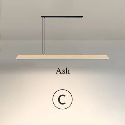 Nordic Houten Hanglamp – LED Plafondlamp 43-86W – Modern Design voor Woonkamer & Eettafel