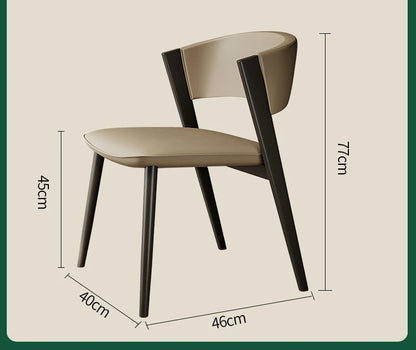 Nordic Design Eetkamerstoel – Vintage & Ergonomisch | Minimalistische Stoel voor Woonkamer & Eetkamer