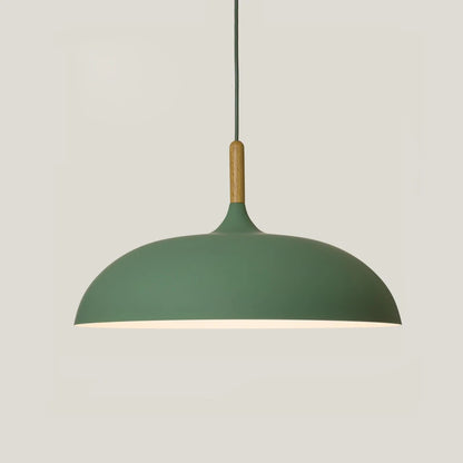 Minimalistische Moderne Hanglamp – Hout & Aluminium – E27 Fitting – Voor Woonkamer, Slaapkamer & Hotel