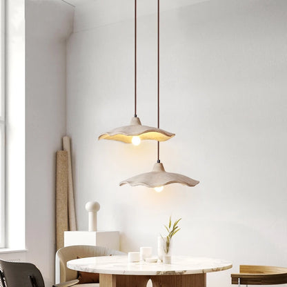 Nordic Wabi-Sabi Hanglamp – Vintage Houten Plafondlamp – Moderne Kunstzinnige Verlichting voor Slaapkamer & Restaurant