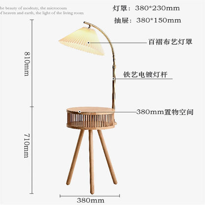 Nordic Houten LED Vloerlamp – Minimalistisch Design – Voor Slaapkamer, Woonkamer & Hoekdecoratie