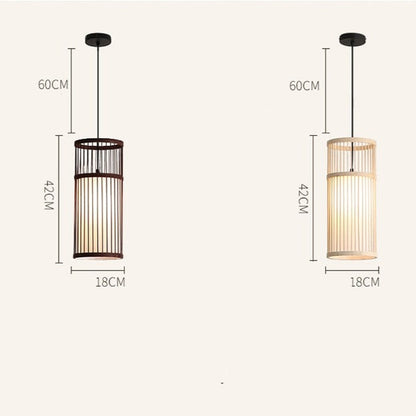 Nordicz Rattan hanglamp van bamboe - Design Meubelz