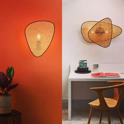 Franse Design Rieten Hanglamp – Moderne Rotan & Bamboe Kroonluchter – Voor Keuken, Woonkamer & Eetkamer