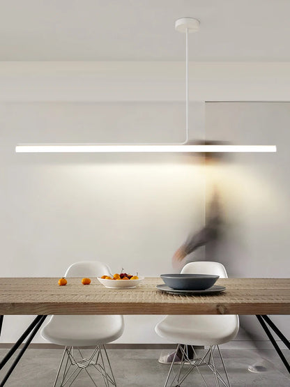 Moderne Minimalistische Eetkamer Hanglamp – Strak Aluminium Design – LED Verlichting voor Eettafel & Bar