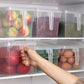 Nordicz koelkast opbergdoos met handvat transparant - Design Meubelz