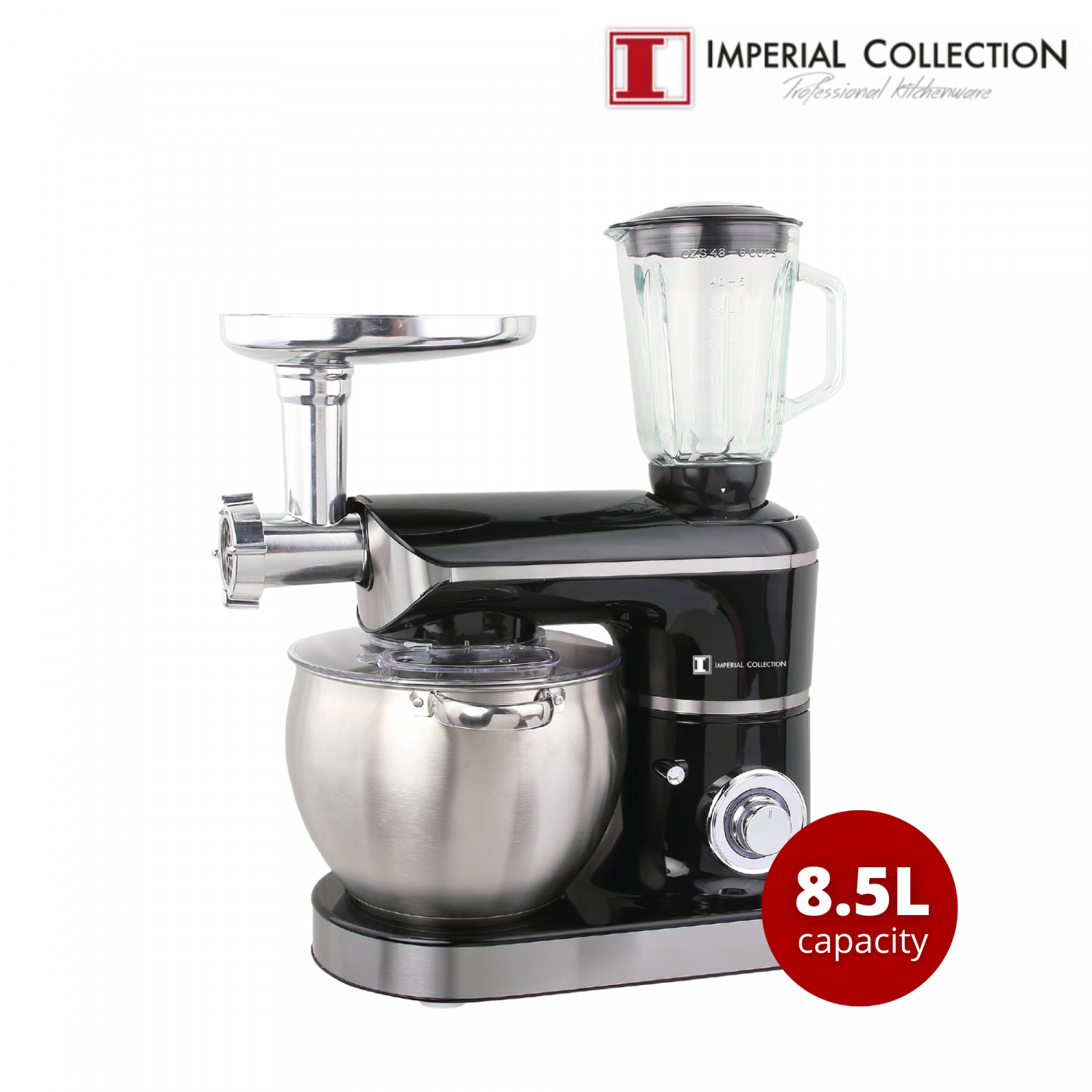 Imperial Collection multifunctionele keukenmixer en grinder grijs - Design Meubelz