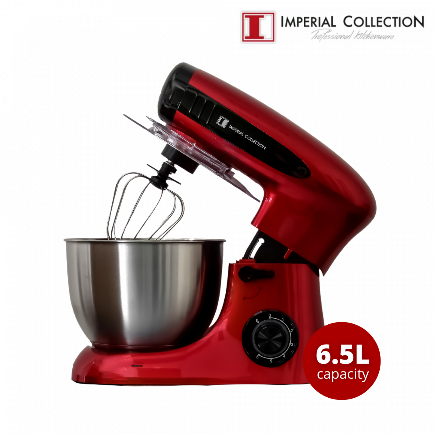 Imperial Collection multifunctionele 4in1 mixer/keukenrobot met kantelbare kop, rood - Design Meubelz