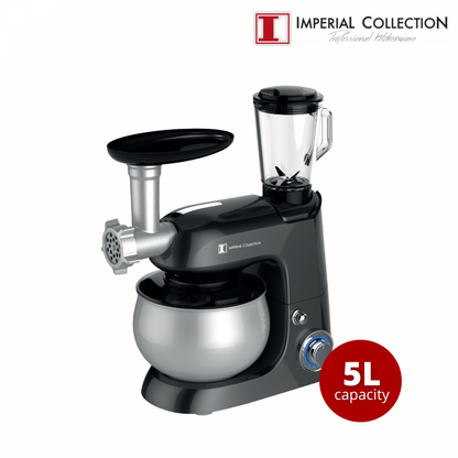 Imperial Collection Professionele Keukenmachine 4 in 1 Grijs - Design Meubelz