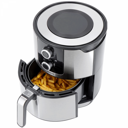 Just Perfecto JL-05: 1400 W Airfryer dubbele knopbediening - 4L - Design Meubelz