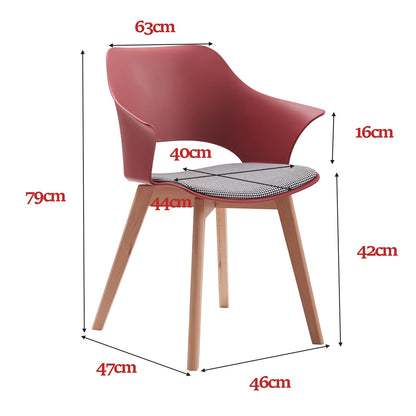 Nordicz unieke design eetkamerstoelen set 4 stuks - Design Meubelz